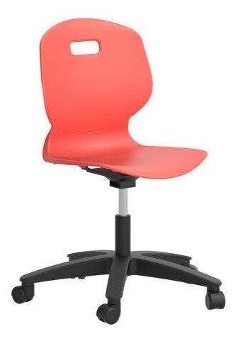 Arc Swivel Chair Classroom Chair TC Group Coral 