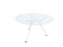 Arkitek Circular Meeting Table BOARDROOM Actiu White Frosted Glass 1000mm Diameter