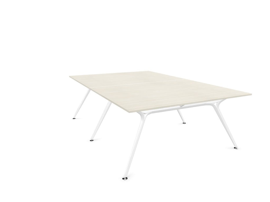 Arkitek Designer Bench Desk with White Frame Office Bench Desks Actiu 