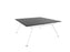 Arkitek Designer Bench Desk with White Frame Office Bench Desks Actiu Black Cable Tray + Cable Access 2 Person
