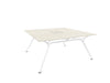 Arkitek Designer Bench Desk with White Frame Office Bench Desks Actiu Lime Oak Cable Tray + Cable Access 2 Person