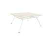 Arkitek Designer Bench Desk with White Frame Office Bench Desks Actiu Lime Oak None 2 Person