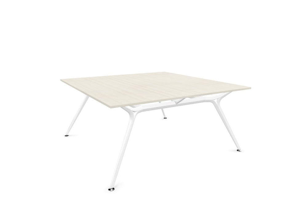 Arkitek Designer Bench Desk with White Frame Office Bench Desks Actiu Lime Oak None 2 Person