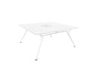 Arkitek Designer Bench Desk with White Frame Office Bench Desks Actiu White Cable Tray + Cable Access 2 Person
