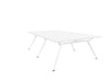 Arkitek Designer Bench Desk with White Frame Office Bench Desks Actiu White None 4 Person