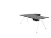 Arkitek Executive desk with supported return - White Frame Executive Desks Actiu Black None Right Return