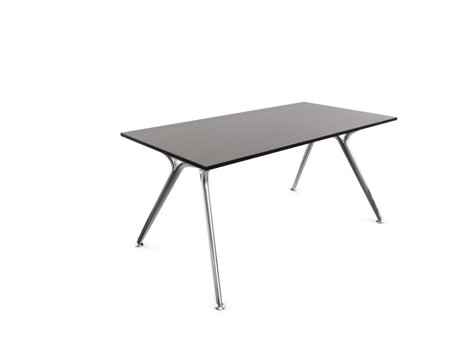 Arkitek Rectangular Office Desks - Polished Frame Office Desks Actiu Dark Oak None 1600mm x 800mm