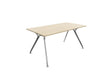 Arkitek Rectangular Office Desks - Polished Frame Office Desks Actiu Light Oak None 1600mm x 800mm