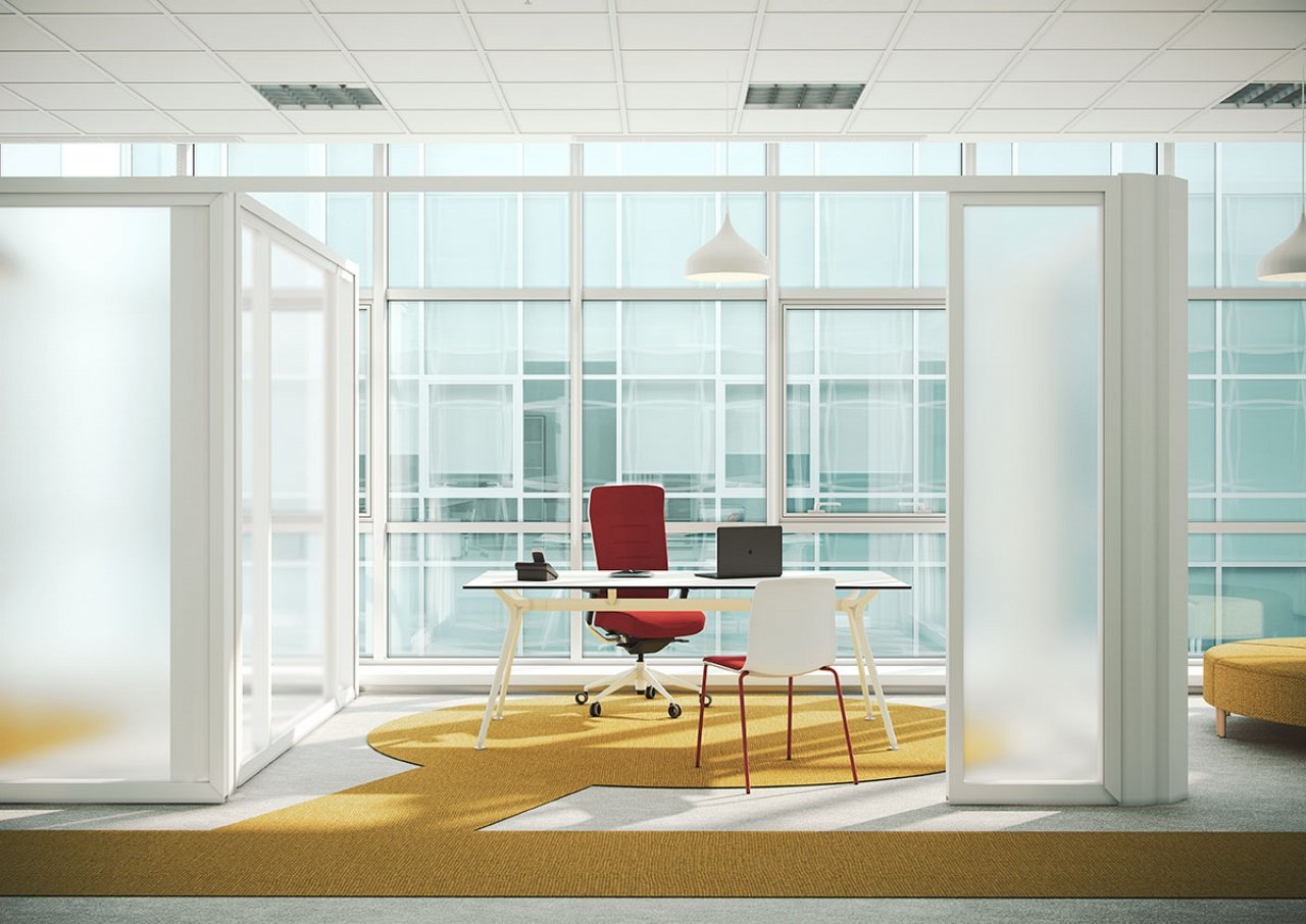 Arkitek Rectangular Office Desks - White Frame