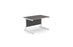 Ashford Cantilever Rectangular Graphite Office Desk - 800mm Deep Office Desk Edit Office Graphite White 1200mm x 800mm