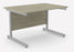 Ashford Cantilever Rectangular Oak Office Desk - 800mm Deep Office Desk Edit Office 