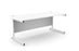 Ashford Cantilever Rectangular White Office Desk - 800mm Deep Office Desk Edit Office White White 1800mm x 800mm