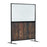 Aura 1500mm Panelled Protection Screen zaptrading Rustic Wood 