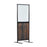 Aura Panelled Protection Screen zaptrading Rustic Wood 