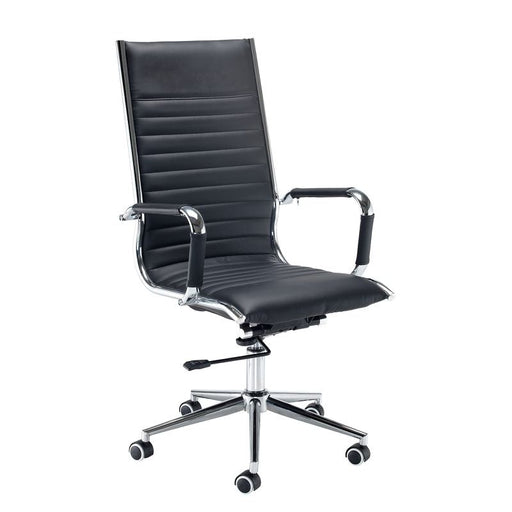 Bari high back executive chair - black faux leather Seating Dams 