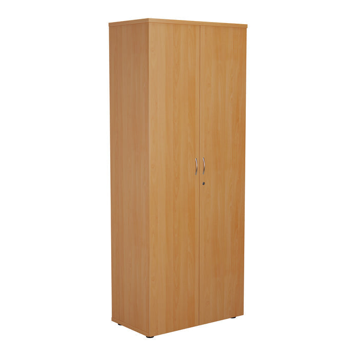 Beech Wooden Office Cupboard 1800mm High