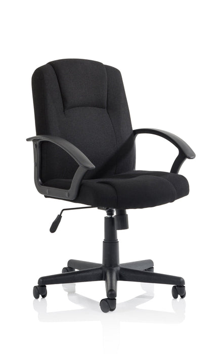 Bella Managers Chair Executive Dynamic Office Solutions Black Fabric 