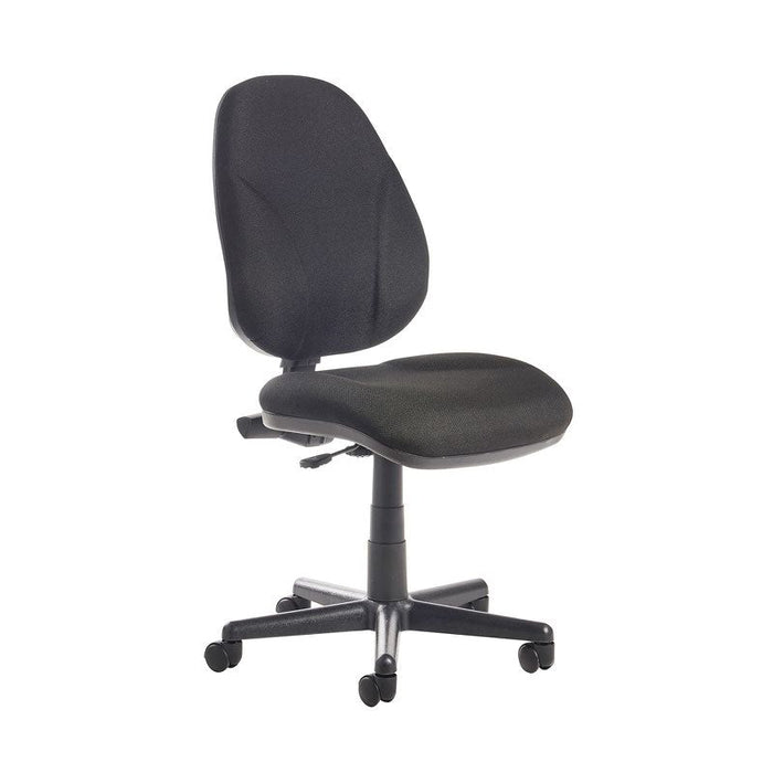 Bilbao fabric operators chair with lumbar support and no arms Seating Dams 