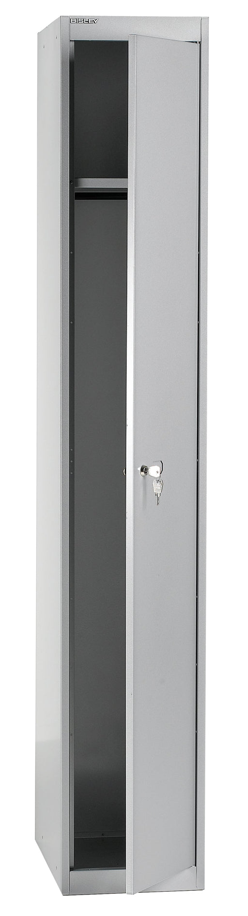 Bisley 1 Door Wardrobe Locker - Goose Grey Storage TC Group 