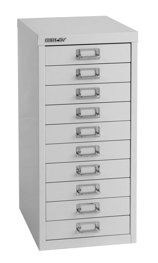 Bisley 10 Drawer Home 29 Series Steel Multidrawer - Goose Grey Storage TC Group 