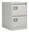 Bisley 2 Drawer Filing Cabinet Contract Steel Storage TC Group Goose Grey 