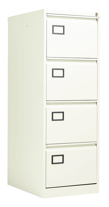 Bisley 4 Drawer Filing Cabinet Contract Steel Storage TC Group Chalk 