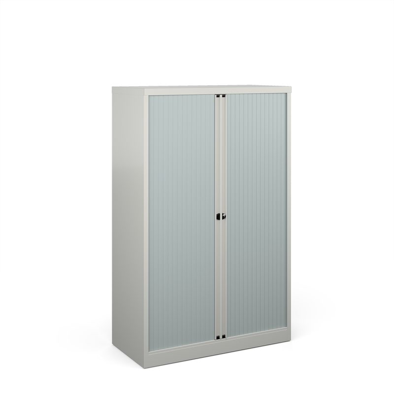 Bisley systems storage medium tambour cupboard 1570mm high Steel Storage Dams 