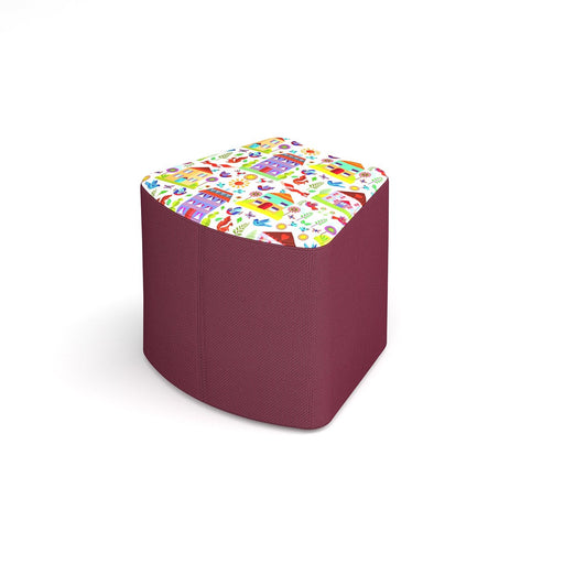 Bop Placeable Wedge Stool SOFT SEATING Social Spaces 