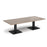 Brescia rectangular coffee table with flat square bases 1800mm x 800mm Tables Dams 