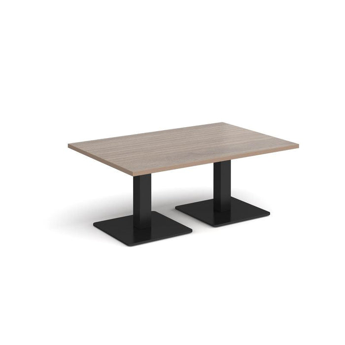 Brescia rectangular coffee table with flat square steel 1200mm x 800mm Tables Dams 