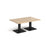 Brescia rectangular coffee table with flat square steel 1200mm x 800mm Tables Dams 
