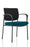 Brunswick Deluxe Visitor Chair Bespoke Visitor Dynamic Office Solutions Bespoke Maringa Teal Black Black Fabric