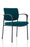 Brunswick Deluxe Visitor Chair Bespoke Visitor Dynamic Office Solutions Bespoke Maringa Teal Black Matching Bespoke Fabric