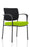 Brunswick Deluxe Visitor Chair Bespoke Visitor Dynamic Office Solutions Bespoke Myrrh Green Black Black Fabric