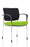 Brunswick Deluxe Visitor Chair Bespoke Visitor Dynamic Office Solutions Bespoke Myrrh Green Chrome Black Fabric