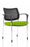 Brunswick Deluxe Visitor Chair Bespoke Visitor Dynamic Office Solutions Bespoke Myrrh Green Chrome Black Mesh