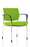 Brunswick Deluxe Visitor Chair Bespoke Visitor Dynamic Office Solutions Bespoke Myrrh Green Chrome Matching Bespoke Fabric