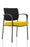 Brunswick Deluxe Visitor Chair Bespoke Visitor Dynamic Office Solutions Bespoke Senna Yellow Black Black Fabric