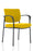Brunswick Deluxe Visitor Chair Bespoke Visitor Dynamic Office Solutions Bespoke Senna Yellow Black Matching Bespoke Fabric