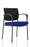 Brunswick Deluxe Visitor Chair Bespoke Visitor Dynamic Office Solutions Bespoke Stevia Blue Black Black Fabric
