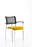 Brunswick Visitor Chair Bespoke Visitor Dynamic Office Solutions Bespoke Senna Yellow Chrome With Arms