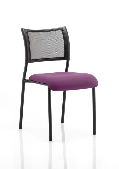 Brunswick Visitor Chair Bespoke Visitor Dynamic Office Solutions Bespoke Tansy Purple Black None