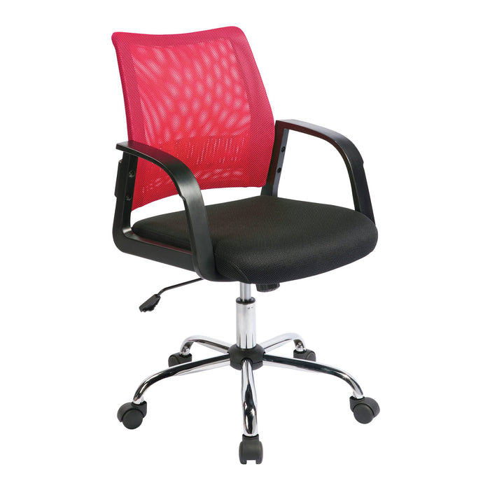 Calypso Desk Chair MESH CHAIRS Nautilus Designs Raspberry 