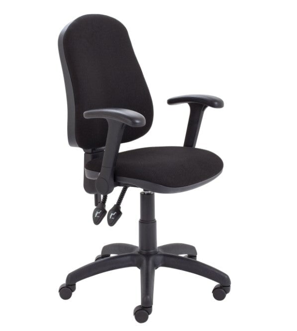 Calypso II Highback Operator Chair Office Chair, Fabric Office Chair TC Group Black Folding 