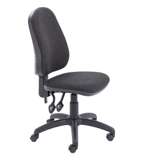 Calypso II Highback Operator Chair Office Chair, Fabric Office Chair TC Group Charcoal No 