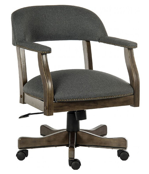 Captain Traditional Office Chair Office Chair Teknik Charcoal 