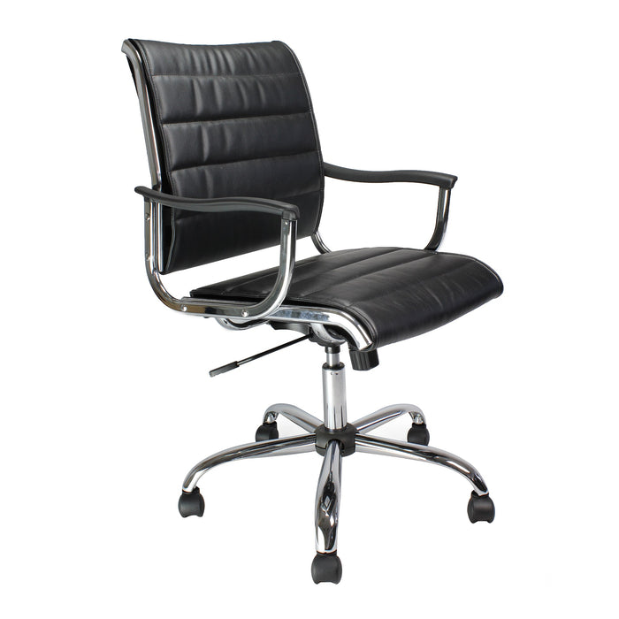 Carbis Desk Chair EXECUTIVE CHAIRS Nautilus Designs Black 