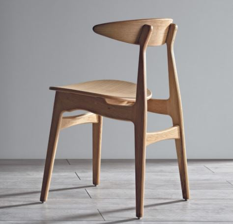 Carcher Side Chair - Natural Oak Café Furniture zaptrading 