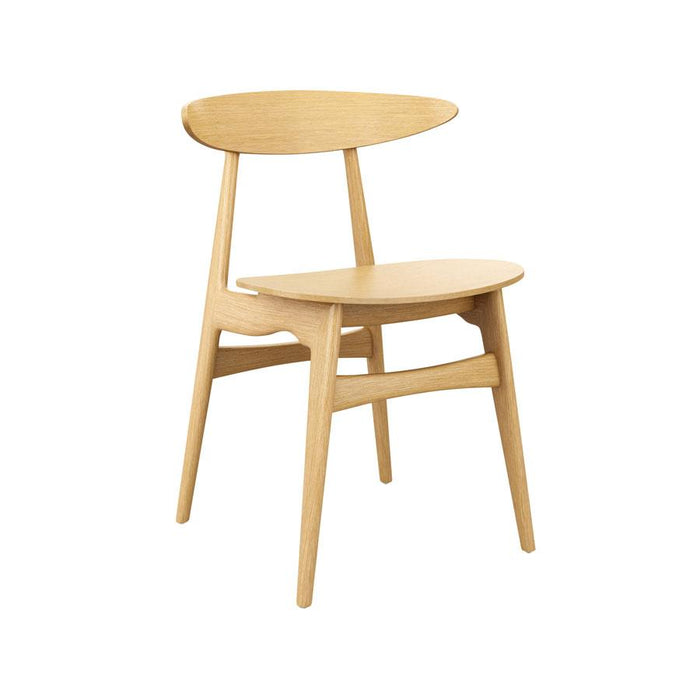 Carcher Side Chair - Natural Oak Café Furniture zaptrading 