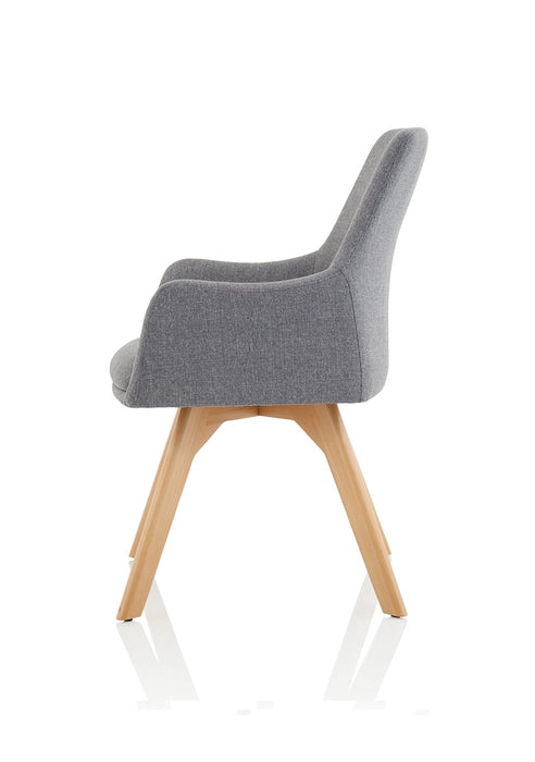 Carmen Wooden Leg Chair Visitor Dynamic Office Solutions 